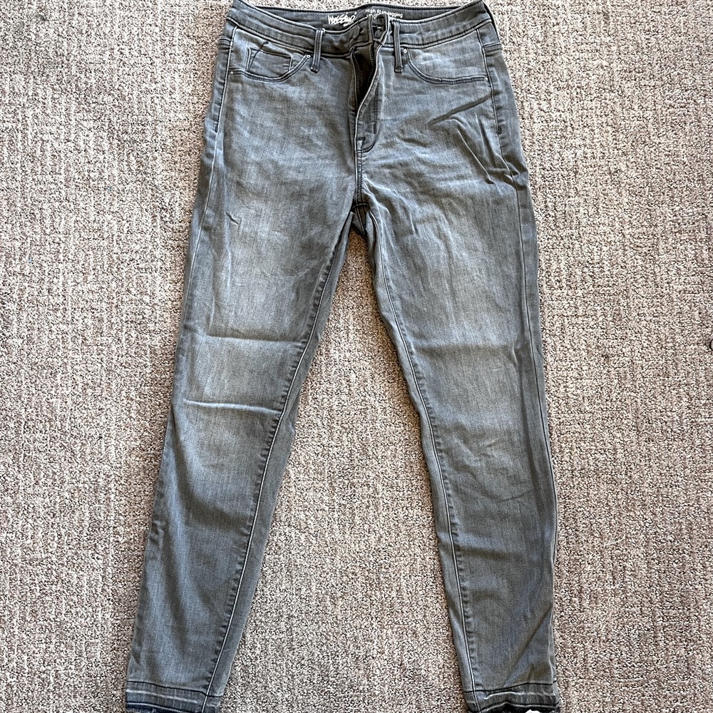 Black distressed jeans. Great condition